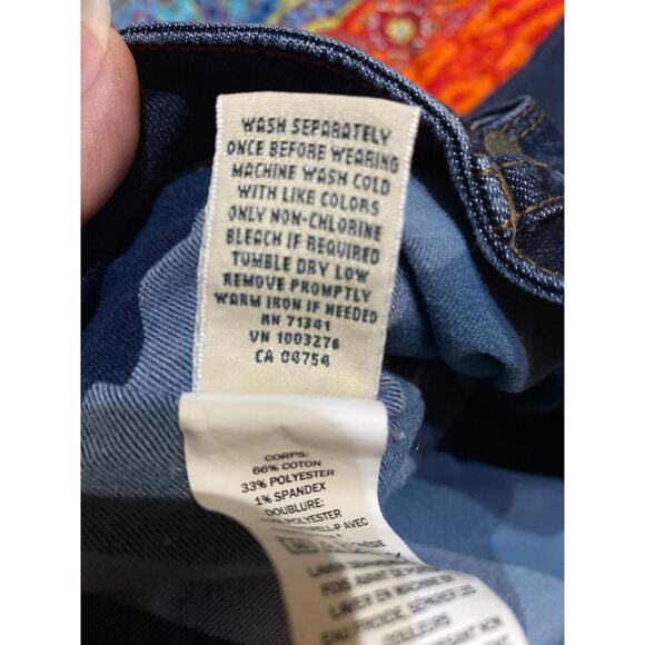 L.L. Bean Lined Insulated Jeans Women's Size 10 Outdoor Warm - Picture 9 of 10